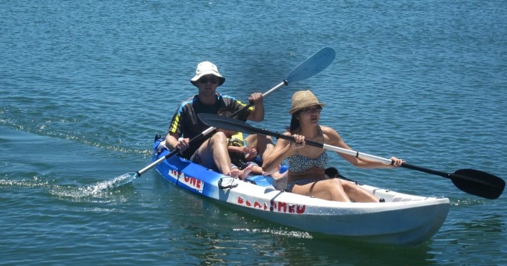Double kayak rental on Wallis Lake, Forster NSW
