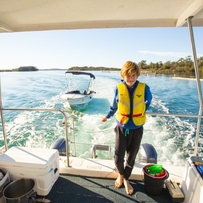 Ready to go fishing book a Houseboat today in Forster NSW family vacation